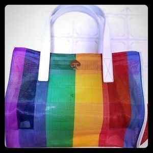 1996 Kate Spade Rainbow Mesh Handbag